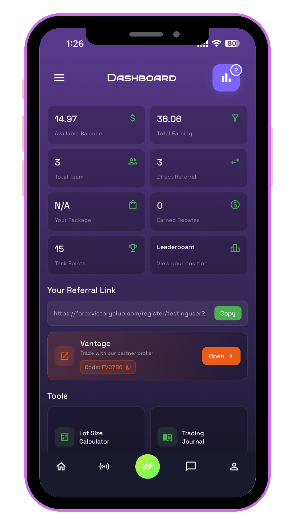 FVC Community mobile app preview 3